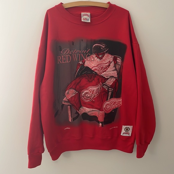 Vintage Nutmeg ‘Made in USA’ Detroit Red Wings Sweater - Picture 3 of 7